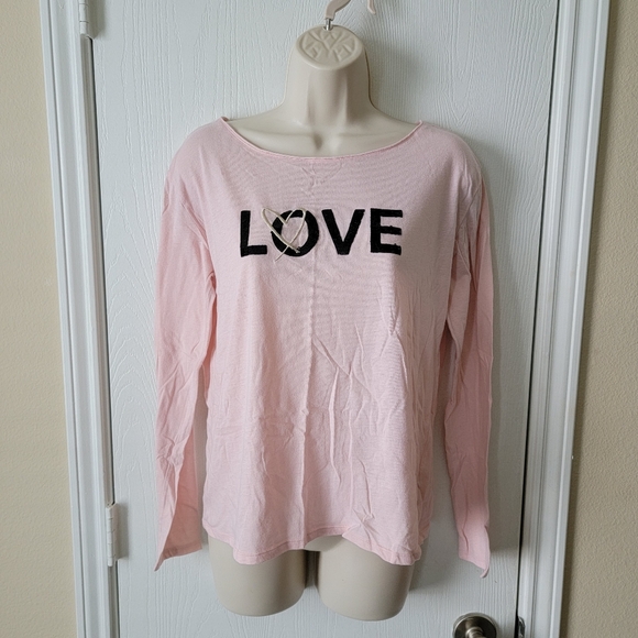 Victoria's Secret Other - Victoria's Secret Love Sequin Lounge Tee